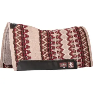 Classic Equine 32"X34" 3/4" Zone Blanket Top Saddle Pad- Latte/Chestnut