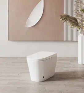 Ocean Intelligent Sanitary Flagship Smart Toilet - Ultimate Bathroom Upgrade with Hands-Free Operation and UV Sterilization