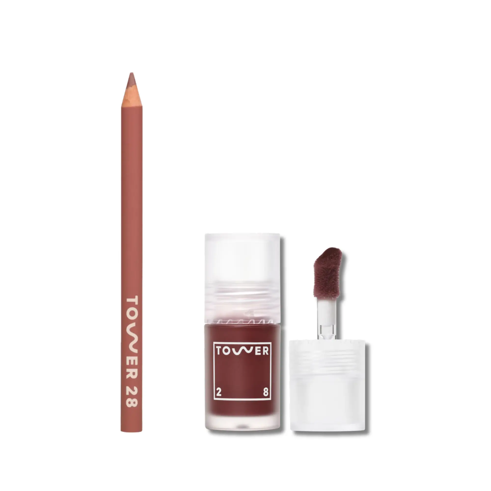 Tower 28 Line & Plump Lip Duo for Perfect Pout Tower 28 Line & Plump Lip Duo for Perfect Pout