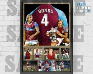 Billy Bonds West Ham Legend Football Poster