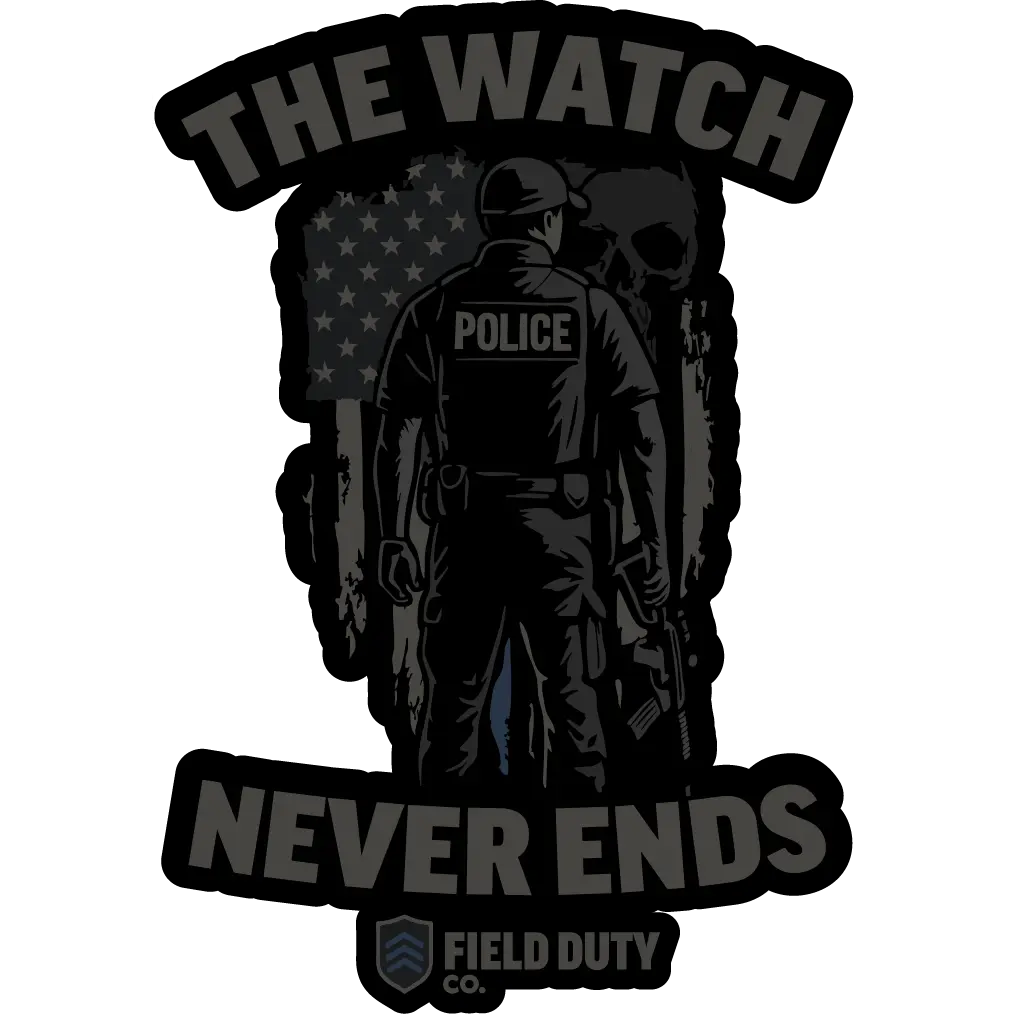 The Watch Never Stops Sticker