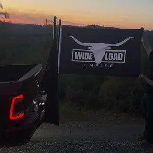 B&W Wide Load Empire Flag
