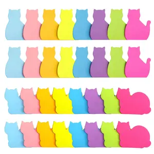 Cute Cat Sticky Notes 960 Sheets 8 Color Bright 3x3 Inch Premium Quality Paper Easy Peel Reuse for Office School Home