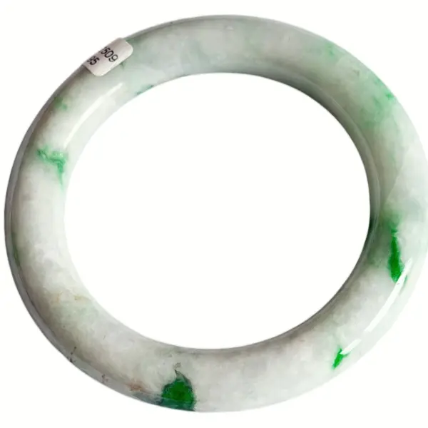 Exquisite Natural Jade Bangle Bracelet, Elegant Oriental Style Jade Jewelry for Women