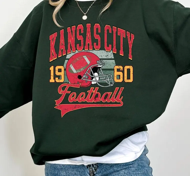 Kansas City Football Sweatshirt, Football  Sweatshirt , Game Day