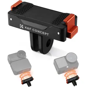 K&F CONCEPT Magnetic Adapter for Osmo Nano/Action 6 Dji |   Extension Base for Tripod, Selfie Stick and Magic Arm |   Action Camera Vlogging Accessory