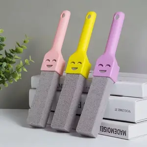 PrimPick Pumice cleaning stick, universal handle, grey pumice used for cleaning toilets and bathrooms, Toilet Wand