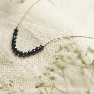 Dainty Sapphire  Necklace - September Birthstone