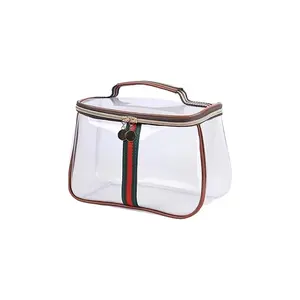 New Retro Vintage Vanity Bag, Ladies Large Capacity Makeup Organizer, Makeup Bags Large Capacity Waterproof Transparent Toiletry Bag