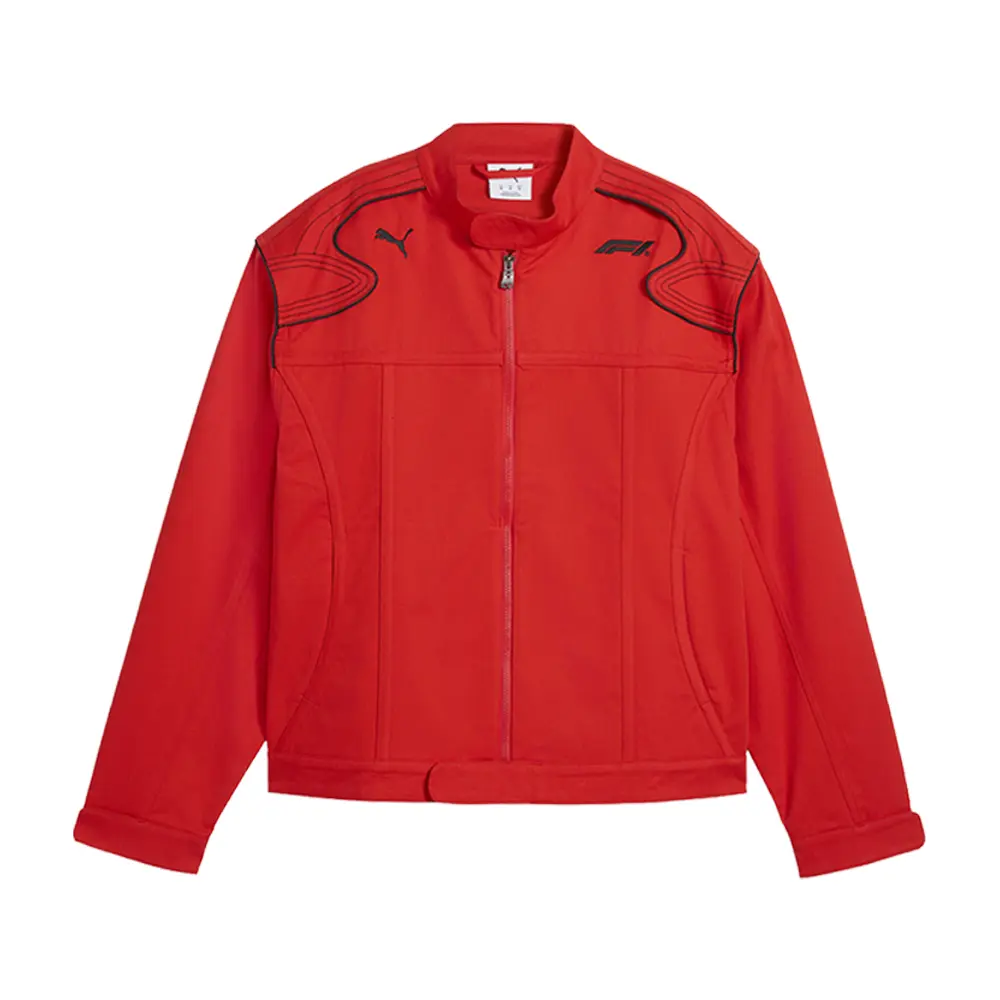 PUMA Mens F1 Lifestyle Racing Jacket Racing Athletic Outerwear Casual - Red PUMA Mens F1 Lifestyle Racing Jacket Racing Athletic Outerwear Casual - Red