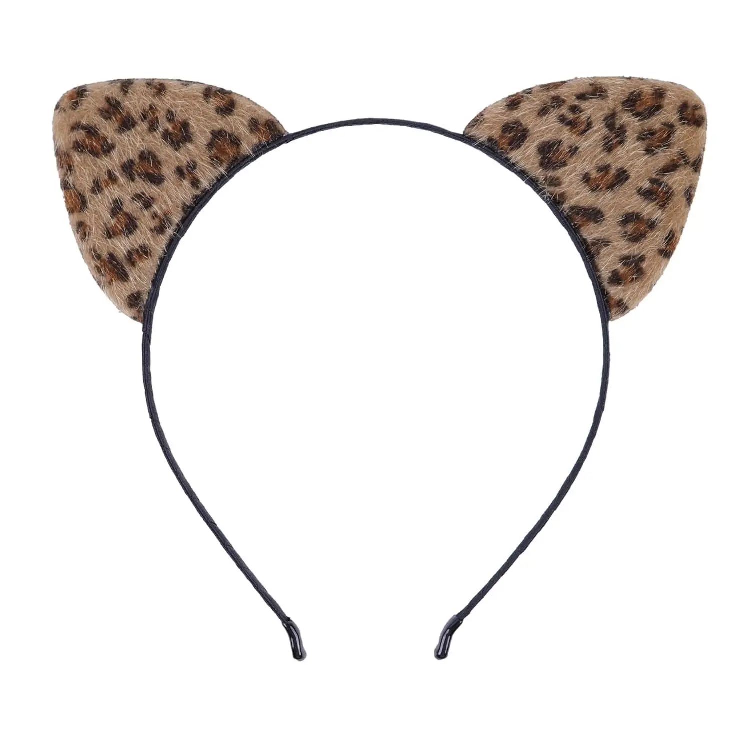 Leopard Ears  Ears Headband (Brown, One Size)