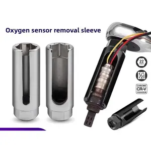 Wholesale oxygen sensor disassembly and assembly tools, automobile special sleeve 22mm open sleeve wrench repair tools Daquan Set Multi-Purpose
