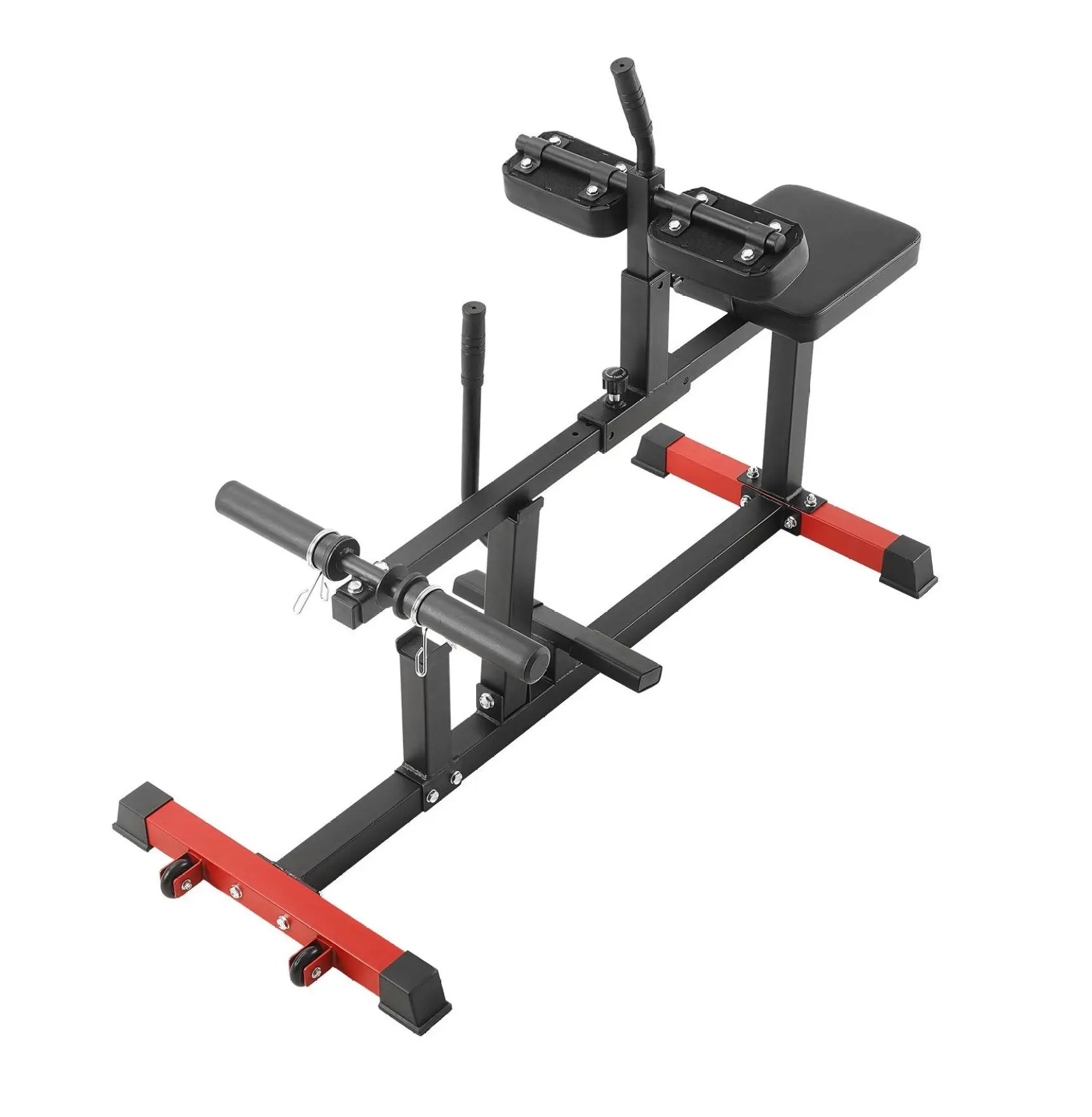Seated Calf Raise Machine - 440 LBS Capacity, Home Gym Leg Exercise Equipment, Adjustable Calf Workout Trainer, Fits Standard Weight Plates Leg Press Training Non-folding