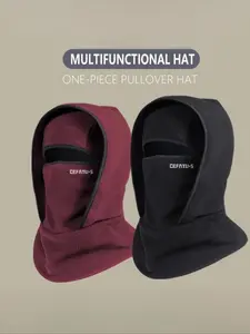 Outdoor Winter Warm Hat and Neck Gaiter, All-In-One Cycling Mask for Sports and Skiing, Windproof and Cold Weather Protection, Ski Balaclava