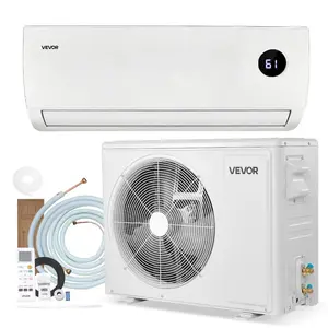 Fathersdaygift VEVOR Mini Split Air Conditioner, 12, 000 BTU AC/ 12, 500 BTU Heat, 115V 19 SEER2 High Efficiency Energy Saving, Quiet Inverter System for 750 Sq. Ft Coverage Area, Easy to Maintain, for Home, Officedealsforyoudays