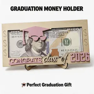 Graduation Money Frame – Class of 2026 Gift, Premium Wooden Keepsake for Graduates