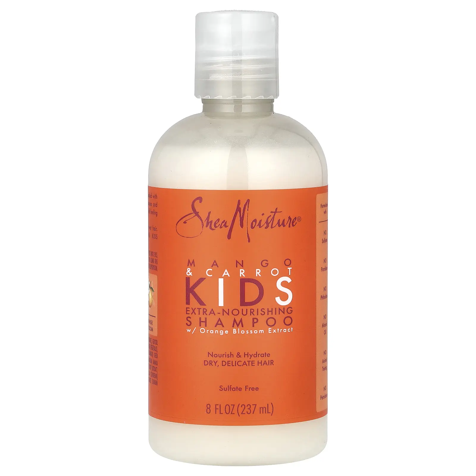 SheaMoisture Kids Extra-Nourishing Shampoo, Mango & Carrot, 8 fl oz (237 ml)