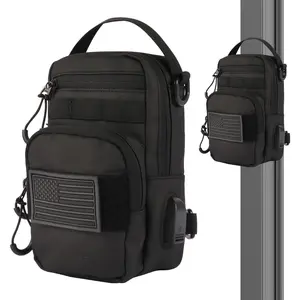 Magnetic Gym Bag for Men & Women - Small Crossbody Sling Bag with Powerful Magnets, USB Charging Port, Multi - Carry Options, Ideal for Travel, Workout & Sports, Great Gift for Fitness Enthusiasts​