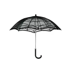 Sheer Parasol - Spiderweb - Wednesday - Umbrella - 22" - Costume Accessory