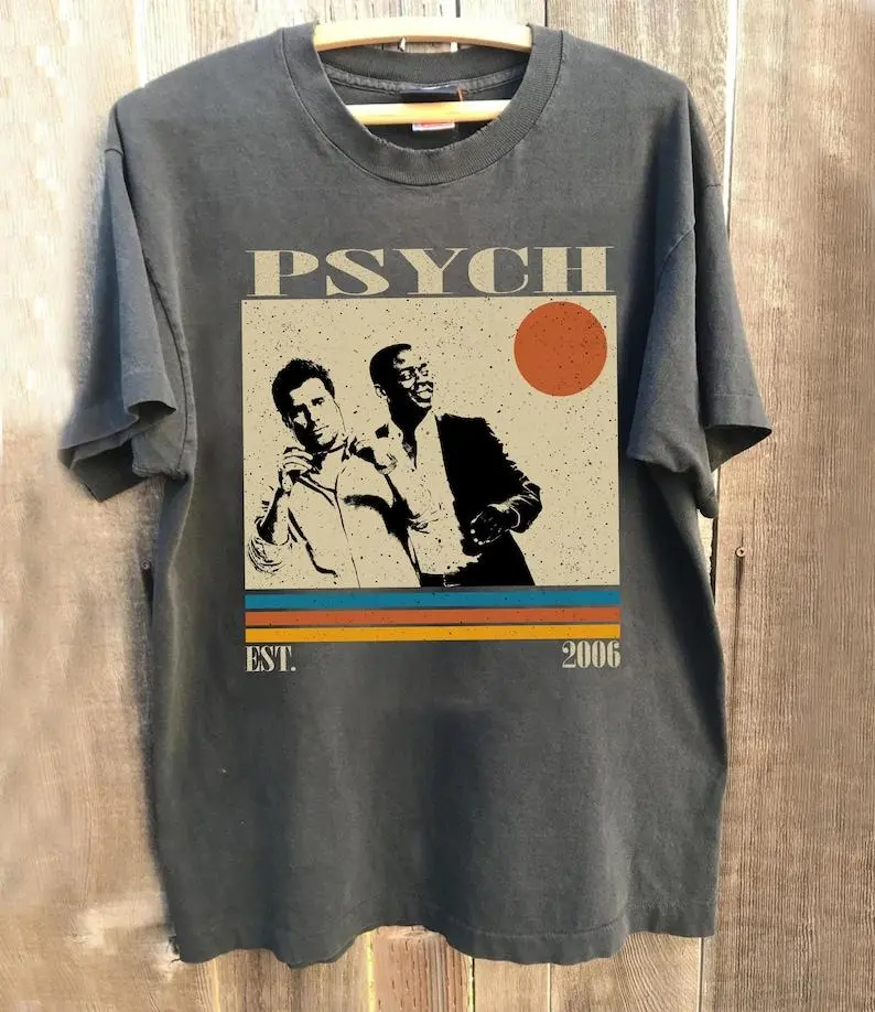 Psych Tv Series T-Shirt, Retro Film Shirt, Comfort Colors Unisex T-Shirt