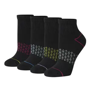 Hanes Absolute Comfort Women's Ankle Socks, 4-Pairs