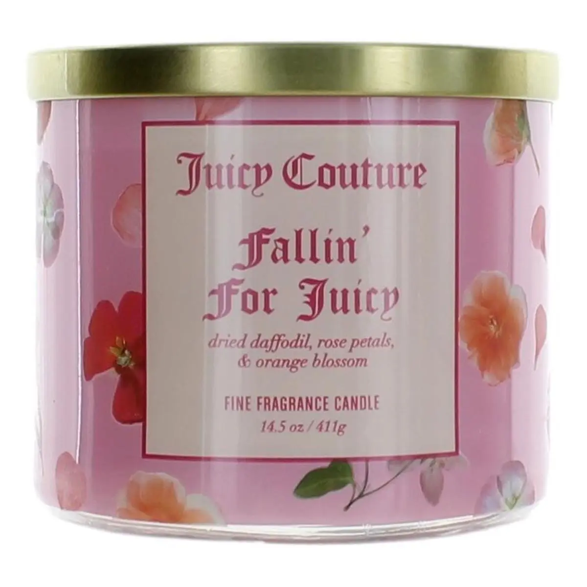 14.5 oz Wall-Mounted Falling for Juicy Soy Wax Blend 3-Wick Candle