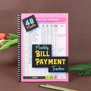 4-Year Monthly Bill Tracker Notebook, Track 48 Months, Ideal for Family Budget Planning, Record Expenses and Payments, Debt Repayment Plan