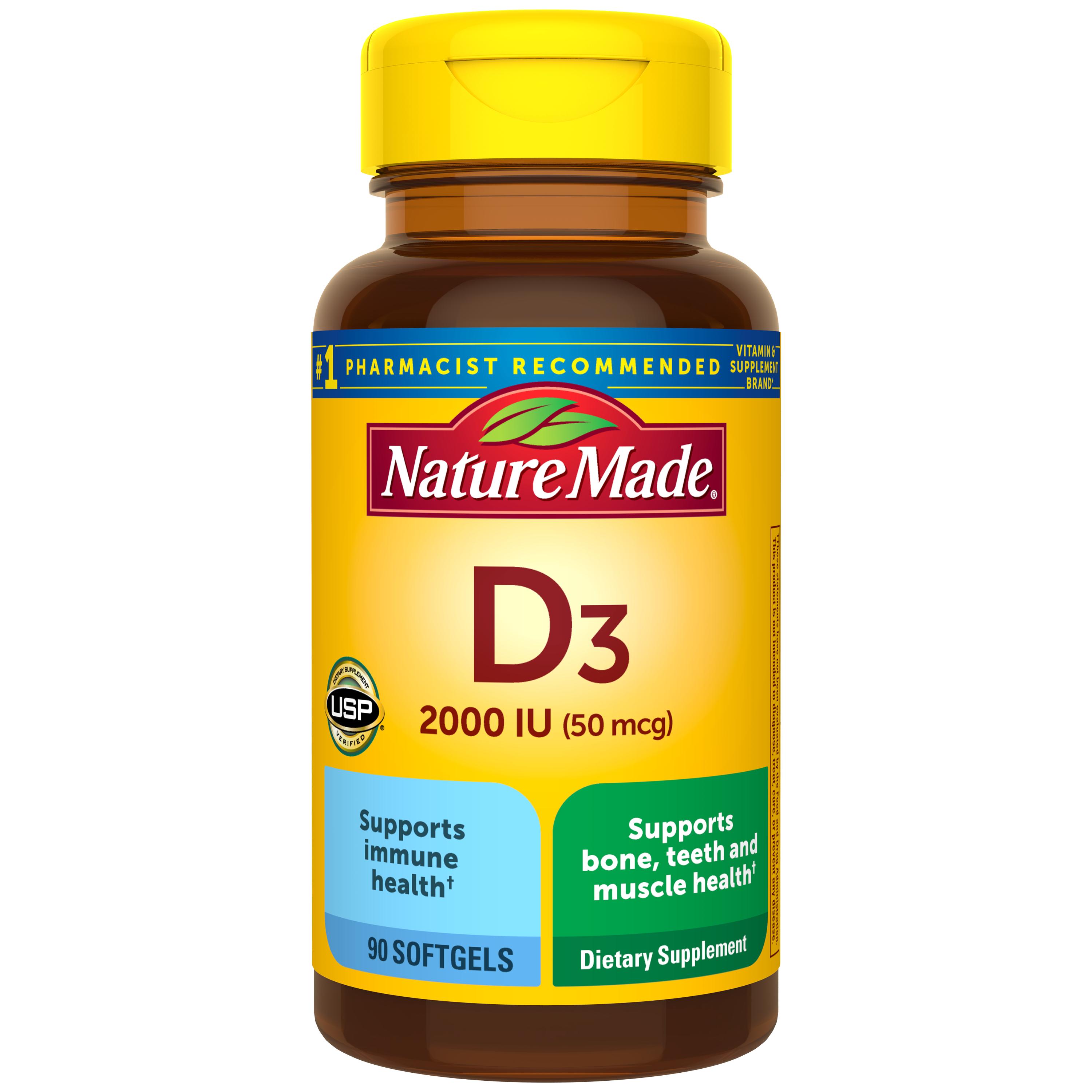 Vitamin D3 2000 IU (50 mcg) Softgels