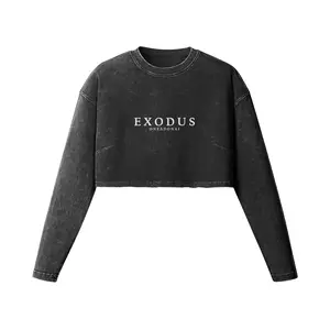 EXODUS STAPLE-WOMENS CROPPED LONGSLEEVE
