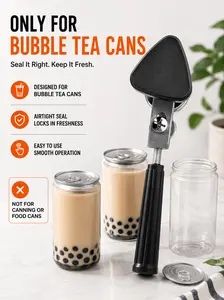 Portable Handheld Can Sealer 55mm,Handheld Can Sealing Machine for PET Plastic Cans,For 55mm standard aluminum pull-tab cans, a DIY beverage can sealing tool for home use Manual Bubble Tea Milk Tea Can Lid Crimping Sealing Machine