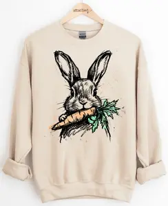 Bunny Sketch Graphic Top Bunny Sketch Graphic Top