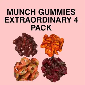 Munch Gummies ~ EXTRAORDINARY 4 PACK