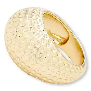 Bellezza Hammered Textured Domed Ring