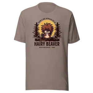 Hairy Beaver Unisex Cotton T-Shirt