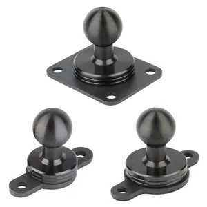 AMPS Compatible 20mm Ball with Metal Mounting Plate