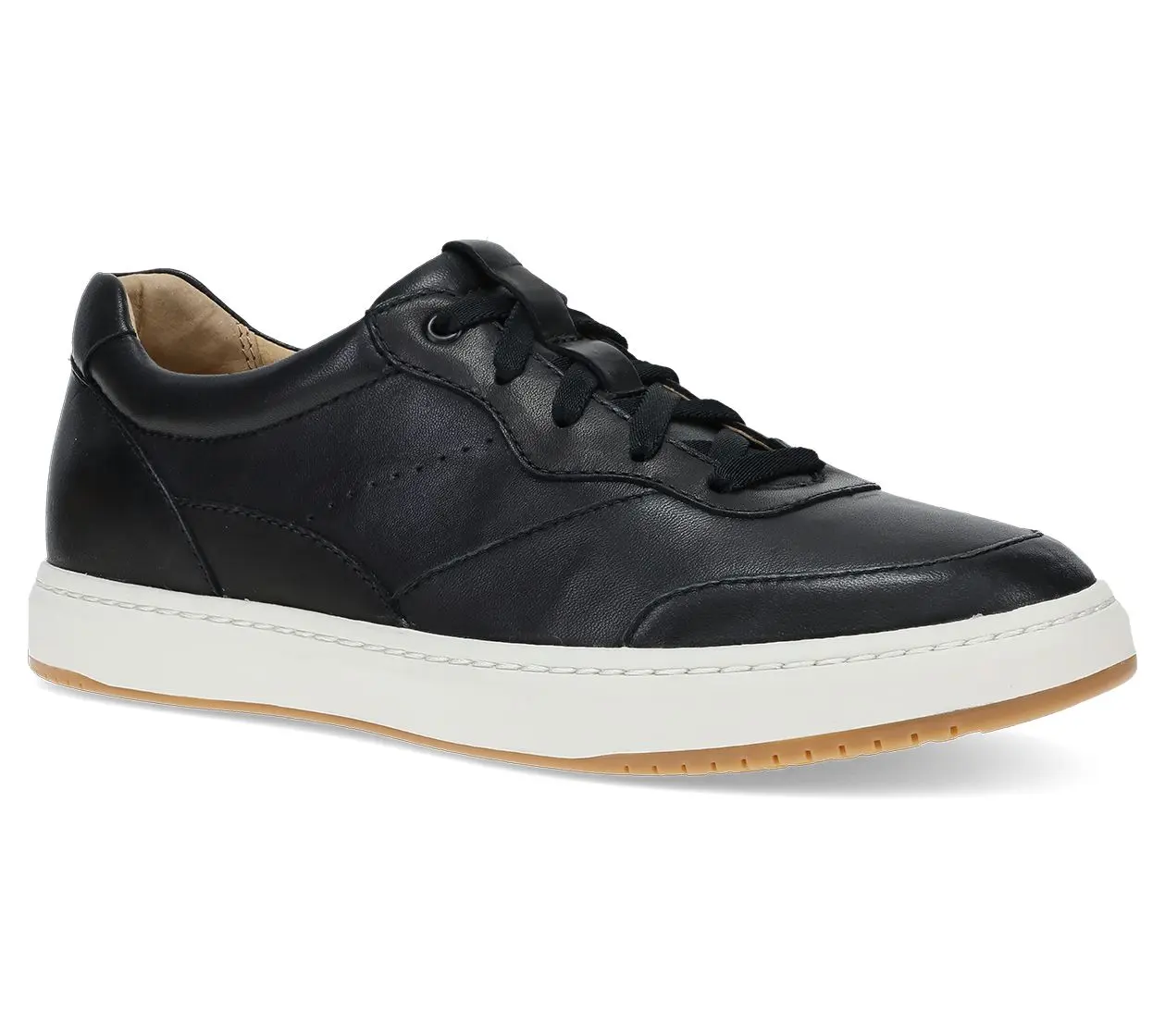 Dansko Josey Black Nappa Leather Sneaker