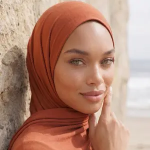 Modest Girlz Aburn Maxi Jersey Hijab Stretchy Cotton Headwrap Jersey Hijab