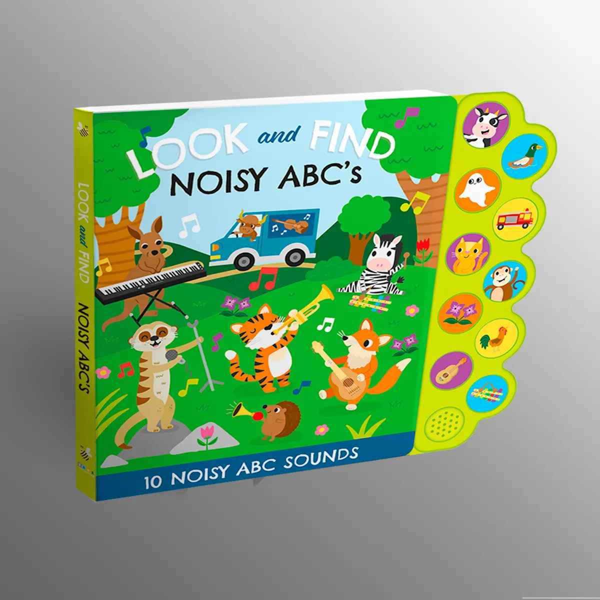 Look and Find Interactive Noisy ABC Sound Book - Toddler Learning Activities, Children Aged 3-6 Early Learning Resource, Preschool Education Tool for Learning at Home & Building Early Literacy Skills