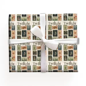 [Sale Up To 45%] Twilight Gothic Christmas Edition Wrapping Paper, Holiday Gift Wrap, Gift Wrap Paper for Christmas Presents