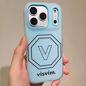 Japanese Luxury Fashion Brand visvim Phone Case Anti-Yellowing Clear Jelly iPhone Case 17-12 Slim Soft TPU Shockproof Scratch-Resistant Cover Trendy Colors Ultra Lightweight for Daily/Travel/Work Use