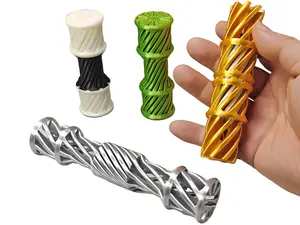 Continuous Spiraling Fidget Toy Stress Relief Tactile Sensory Durable Circular Flipping Rotating Easy to Use Custom Color Options