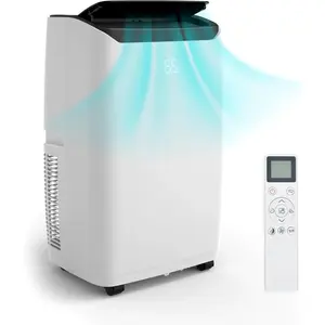 14000 Btu Portable Air Conditioner Fast Cooling 750 Sq.Ft, Portable Ac Unit Built-In Cool, Dry, Fan Modes, Air Conditioner Portable for Room, Office, 24H Timer Function, with Remote Control