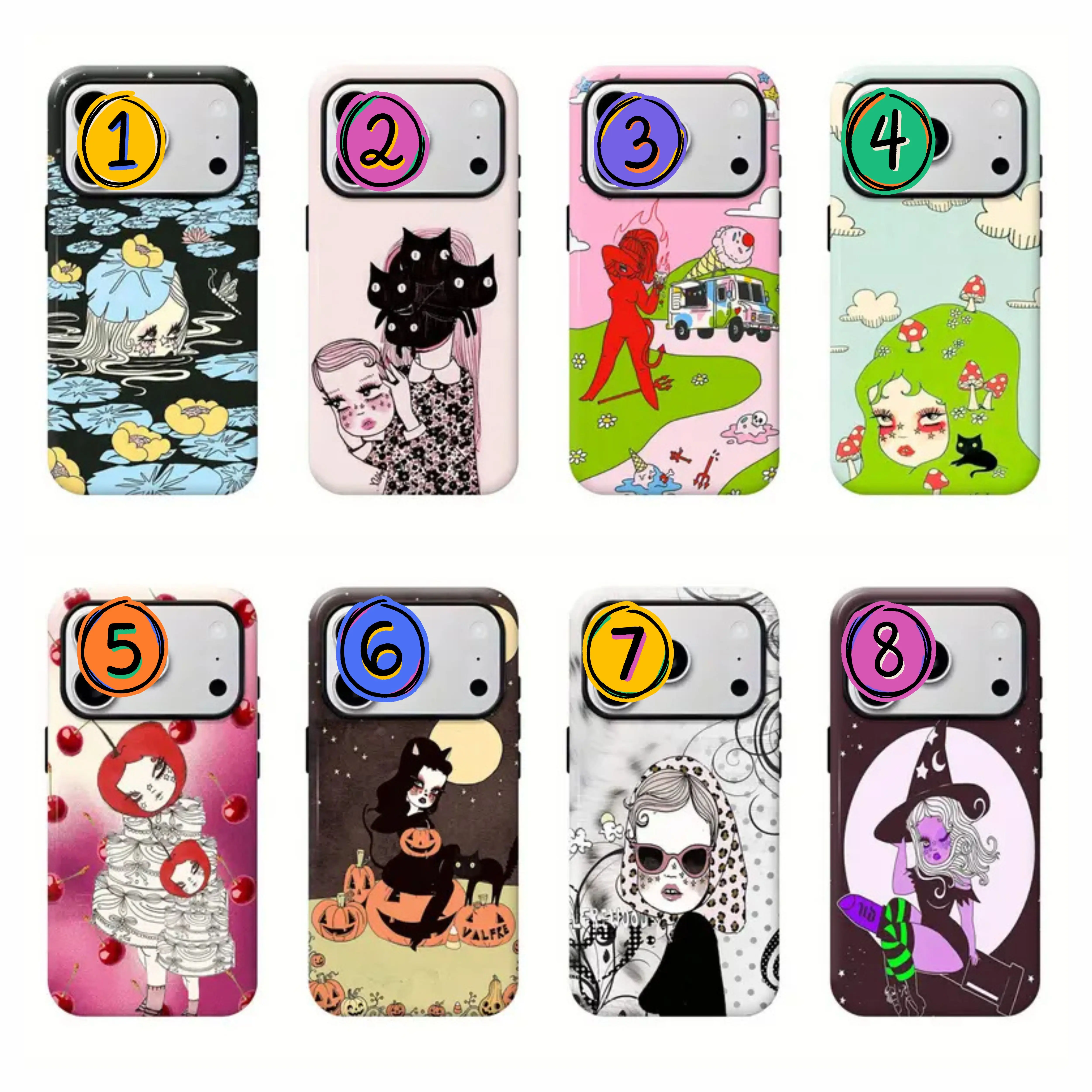 Valfre Custom Matte White Durable Polycarbonate Silicone Smartphone case-Shockproof Acceddory for iPhone 17 16 15 14 13 12 11