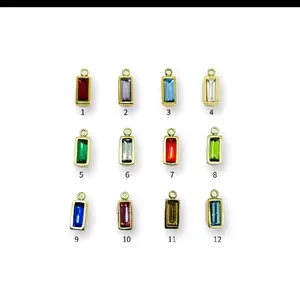 The Birthstone Collection | Choose Your Month | Gold Pendant Necklace