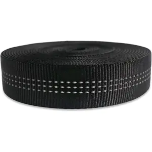 CE UIAA Certified 1 Inch Nylon Tubular Climbing Webbing Strap, Heavy Duty for Rescue, Climbing, Harnesses, Rock Work & Firefighting