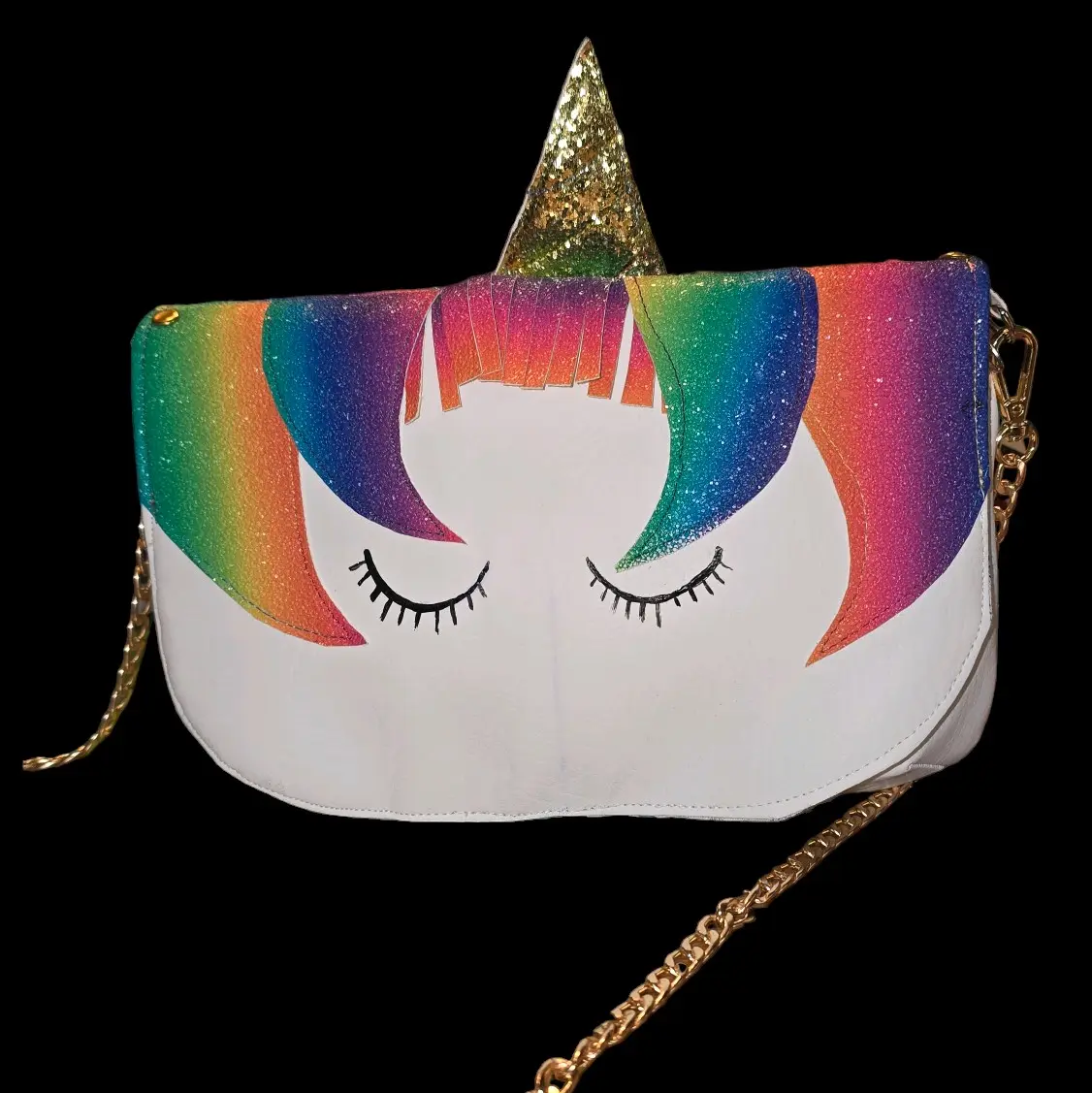 Rainbow Unicorn crossbody purse