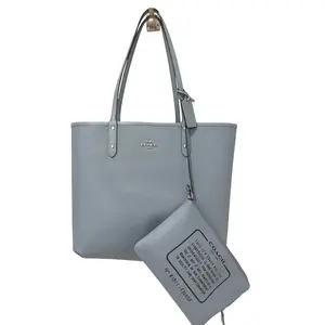 Pre-owned coach Coated Canvas Shoulder Bags City Tote in Signature Canvas
