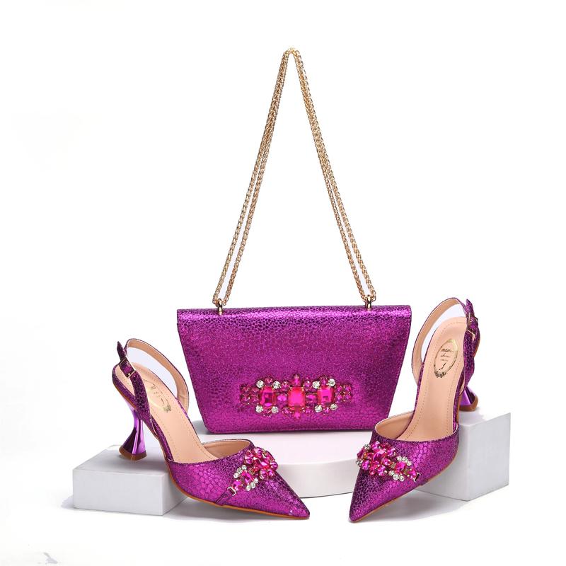 High Quality Style Ladies Shoes And Bags Set HMA1-4
