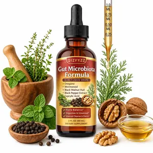 Candida Cleanse Detox Drops for Women & Men – Gut & Parasite Cleanse with Caprylic Acid, Oregano & Black Walnut, Supports Candida Balance, Digestive Health, Gut & Immune Support, 2 Fl Oz