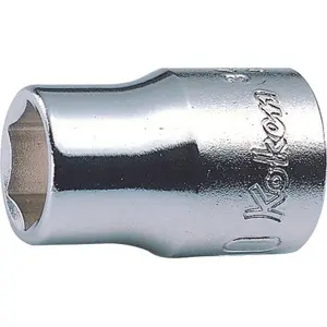 Ko-ken 3400A-1 Hex 3/8"Sq. Drive 6 Point Socket 1 Inch L.35 mm